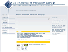 Tablet Screenshot of bonifatiushaus-salzschlirf.de